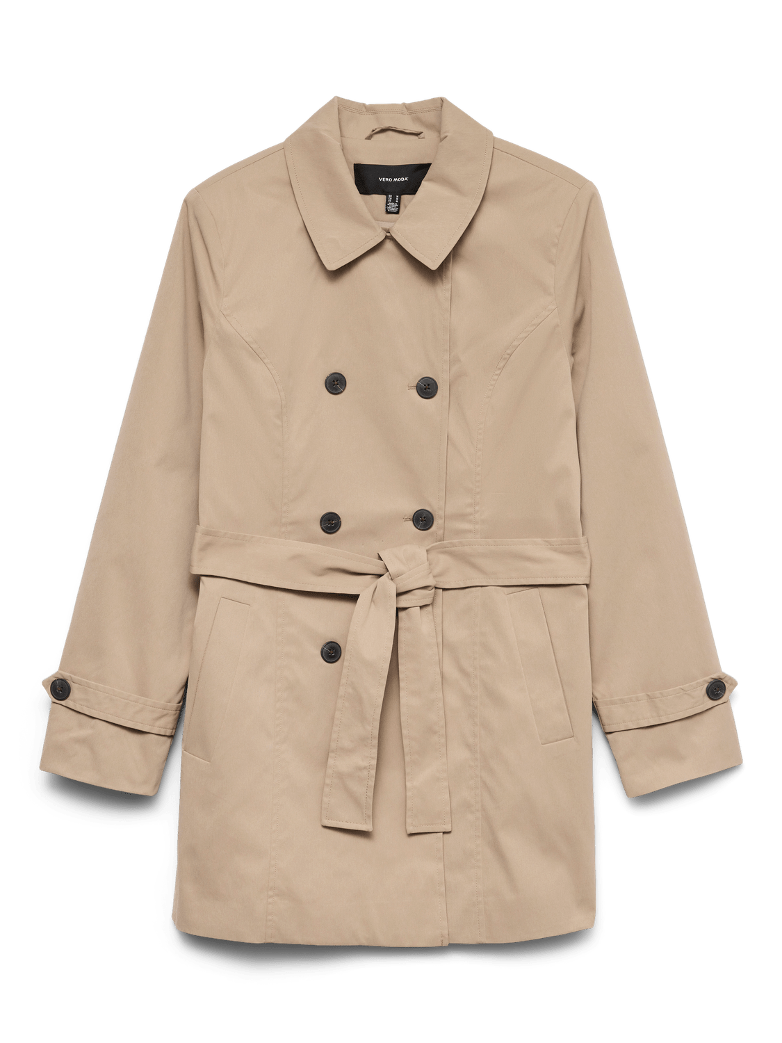VMCHELSEA Trenchcoat - Silver Mink - VERO MODA & VILA Bergvik